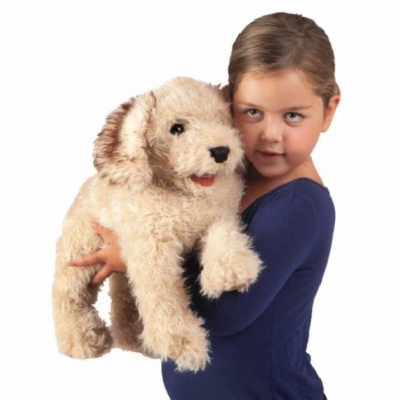 Labradoodle - Full Bodied Life Like Hand Puppet 3+