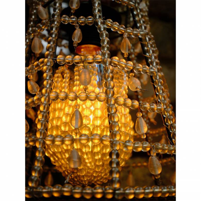 Large Beaded Lampshade