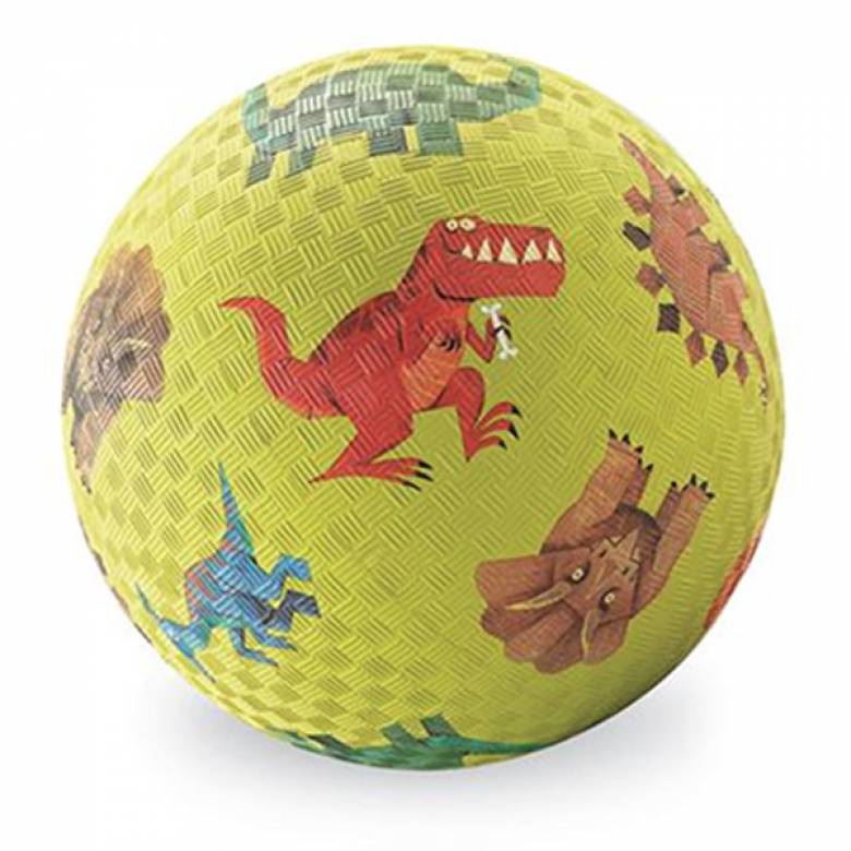 Green Dinosaur - Large Rubber Picture Ball 18cm