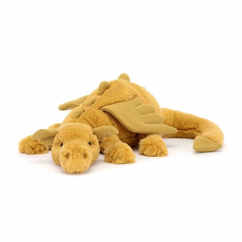 Large Golden Dragon Soft Toy By Jellycat 0+