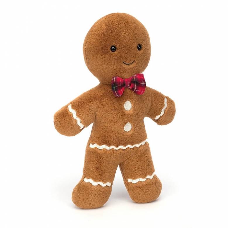 Large Jolly Gingerbread Fred Soft Toy By Jellycat 0+