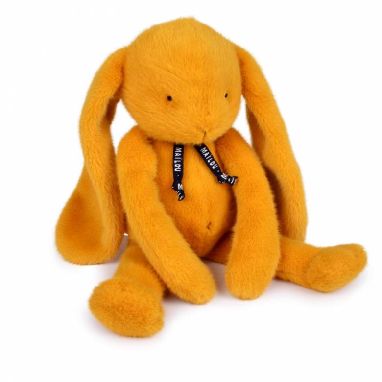 Large Meloe Rabbit In Saffron Soft Toy 0+