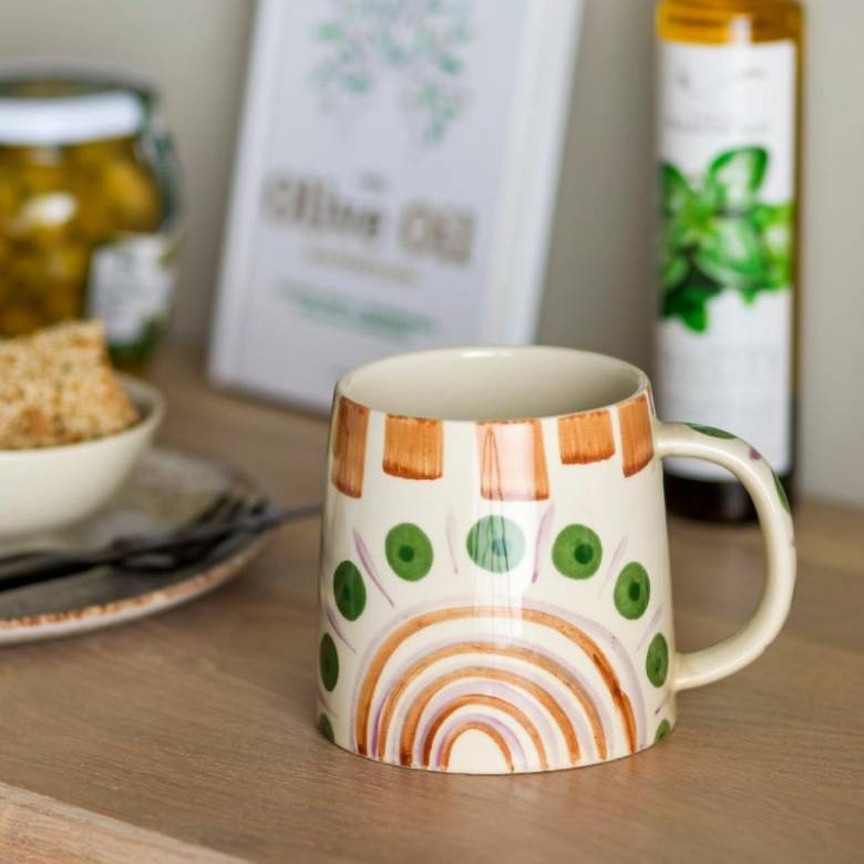 Large Multi-Coloured Sunrise Mug