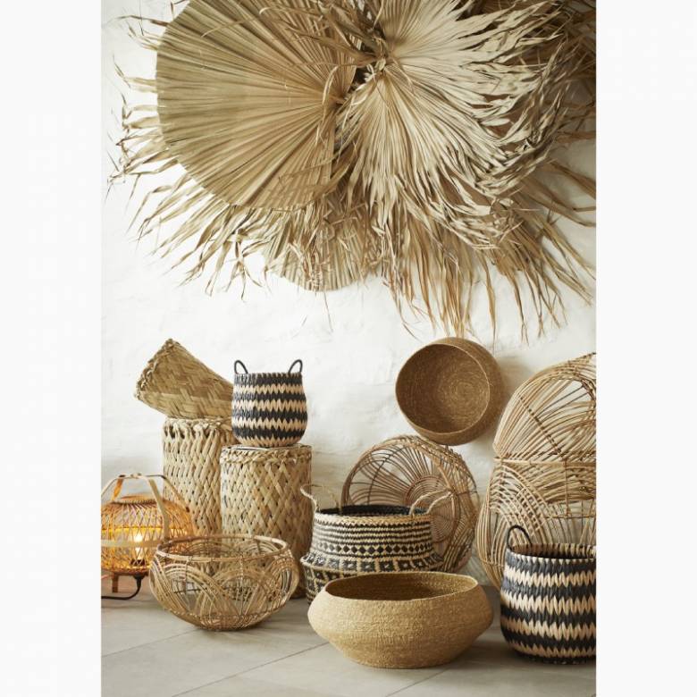 Large Natural Seagrass Basket 36x19cm