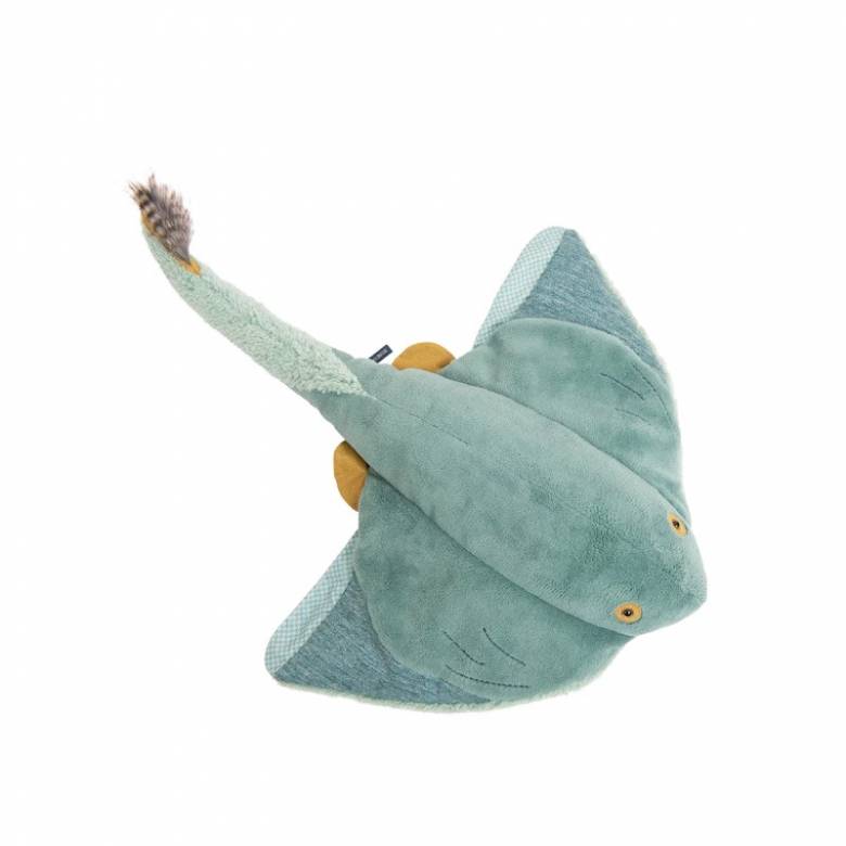 Large Ray Soft Toy By Moulin Roty 64cm 10m+