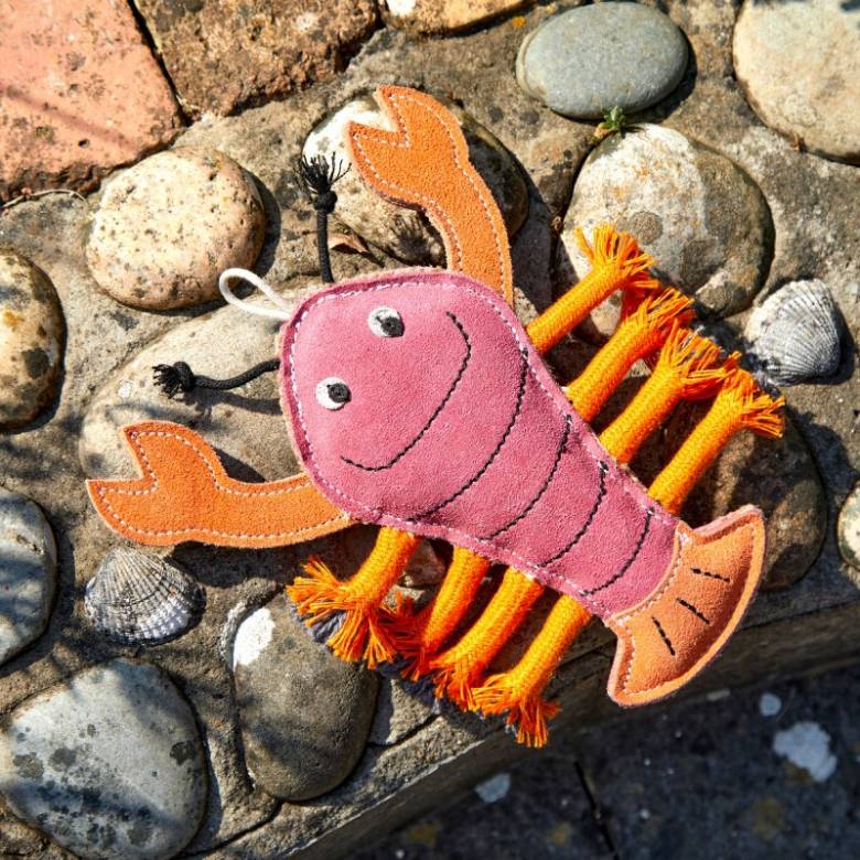 Larry The Lobster Eco Dog Toy