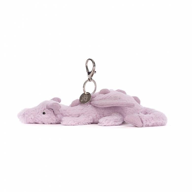 Lavender Dragon Bag Charm By Jellycat 3+