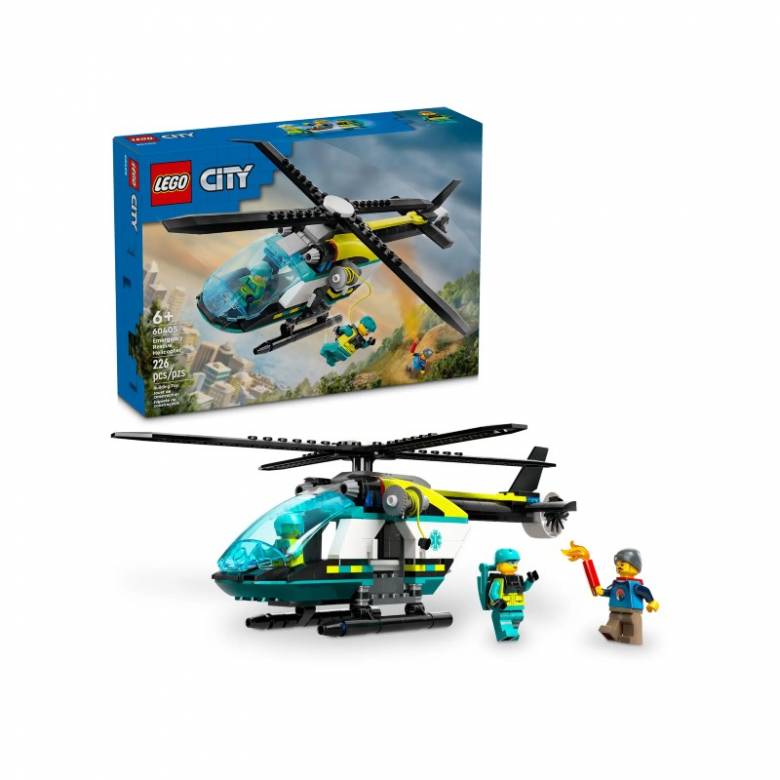 LEGO City Emergency Rescue Helicopter 60405 6+