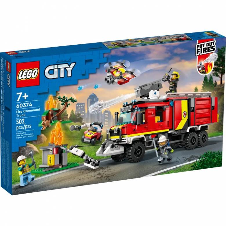 LEGO City Fire Command Truck 60374 7+