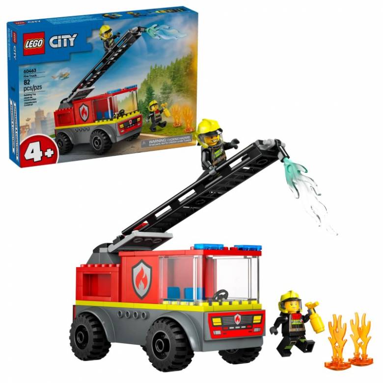 LEGO City Fire Ladder Truck 60463 4+