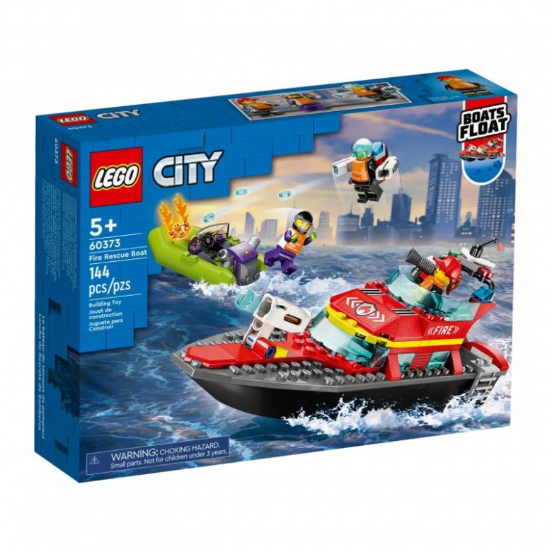 LEGO City Fire Rescue Boat 60373 5+