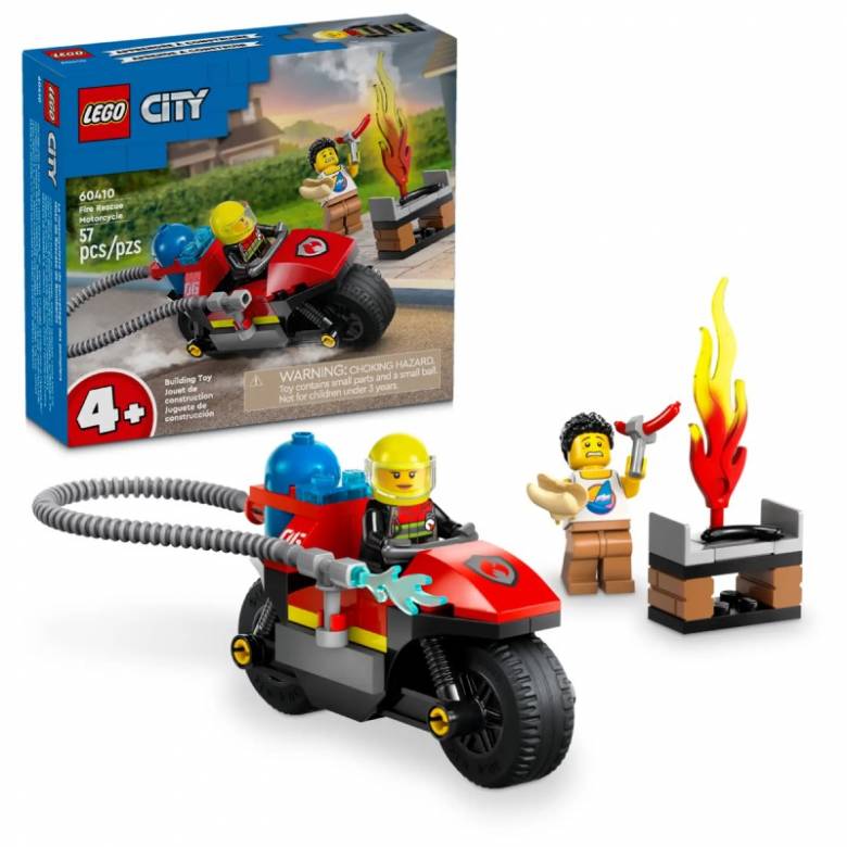 LEGO City Fire Rescue Motorcycle 60410 4+