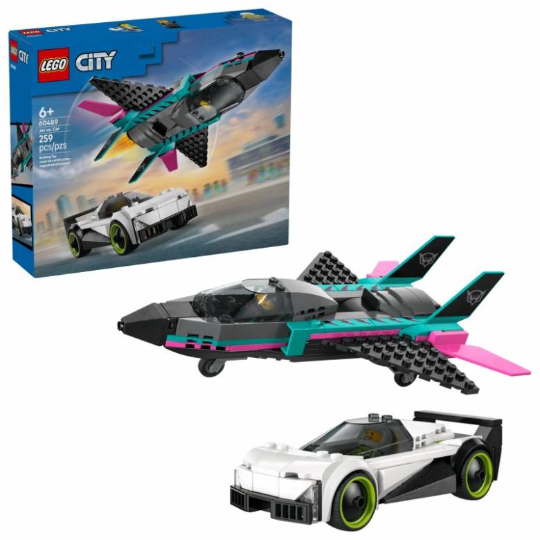 LEGO City Jet vs. Car 60489 6+