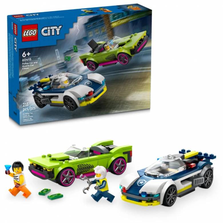 LEGO City Police Car and Muscle Car Chase 60415 6+
