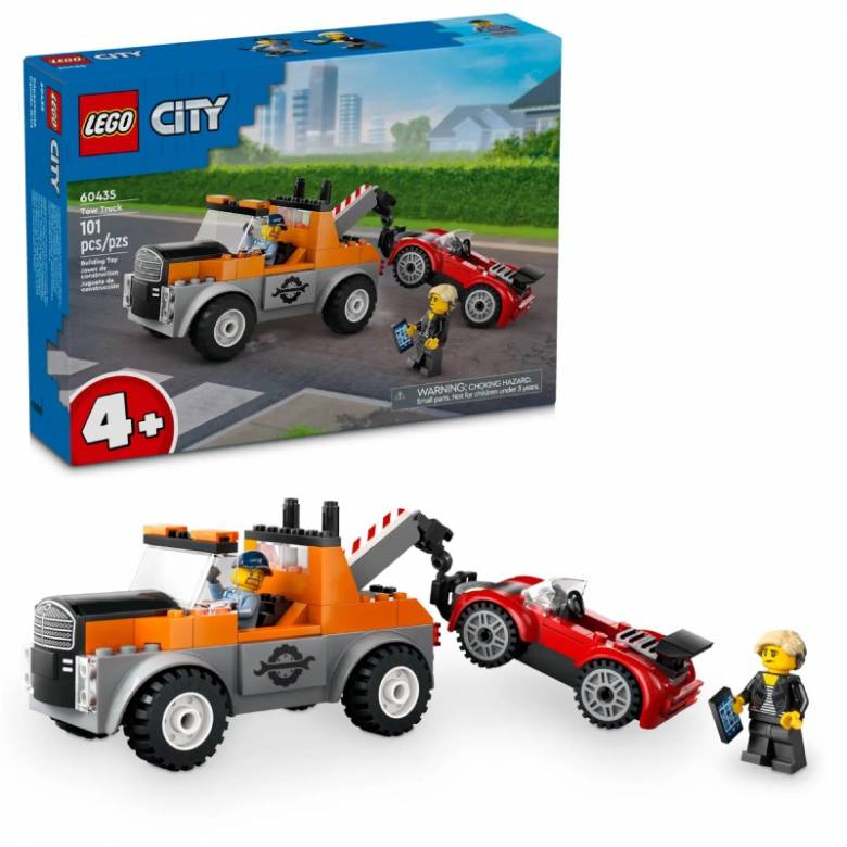 LEGO City Tow Truck & Sports Car Repair 60435 4+