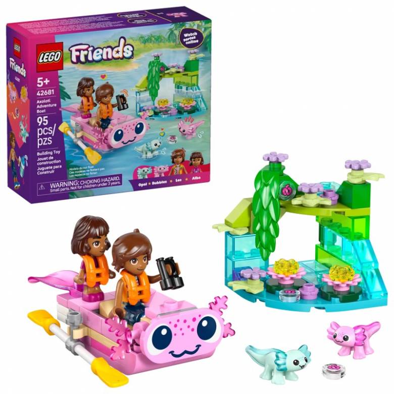 LEGO Friends Axolotl Adventure Boat 42681 5+