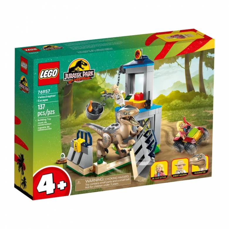 LEGO Jurassic Park Velociraptor Escape 76957 4+