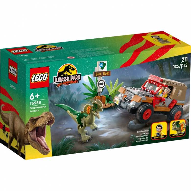 LEGO Jurassic World Dilophosaurus Ambush 76958 6+