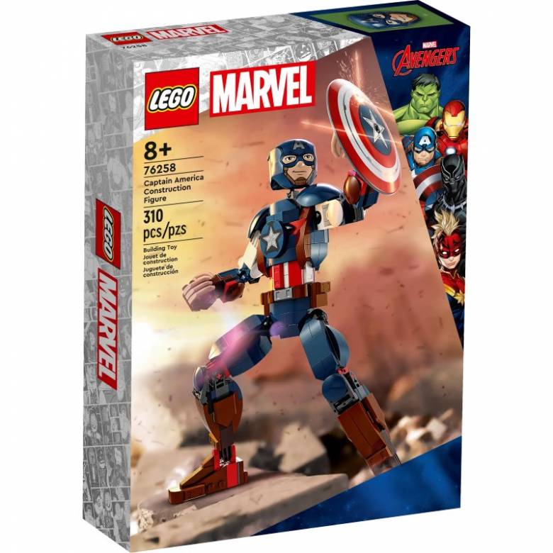 LEGO Marvel Captain America Construction Figure 76258 8+