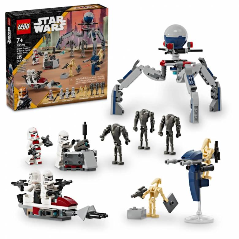 LEGO Star Wars Clone Trooper & Battle Droid Battle Pack 75372 7+
