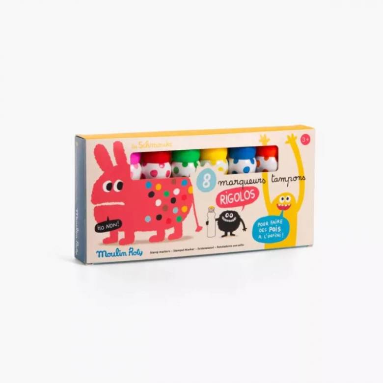 Les Schmouks Stamp Marker Pens By Moulin Roty 3+