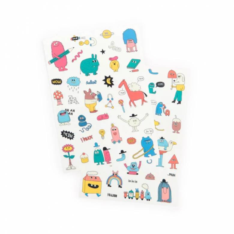 Les Schmouks Temporary Tattoos By Moulin Roty 3+