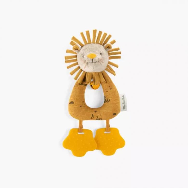 Lion Ring Rattle By Moulin Roty 0+