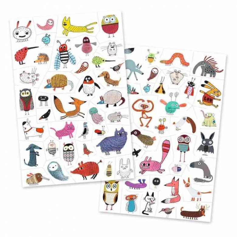 Little Critters Tattoos By Djeco 3+