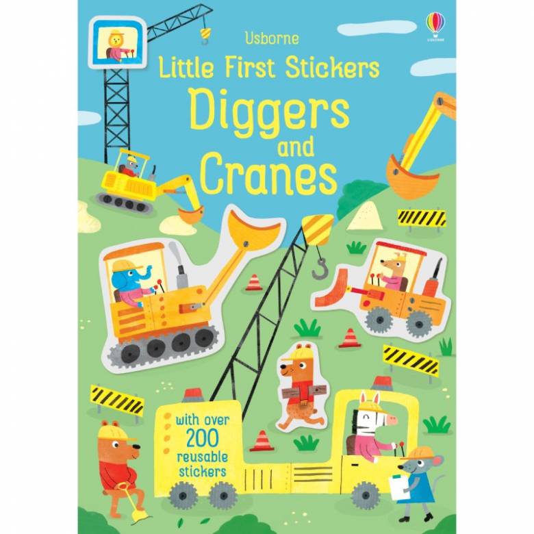 Little First Stickers - Diggers & Cranes