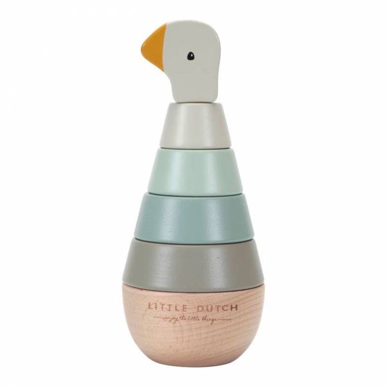 Little Goose Wooden Ring Stacking Toy FSC 1+
