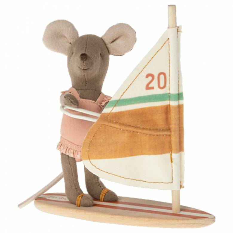 Little Sister Surfer Mouse By Maileg 3+