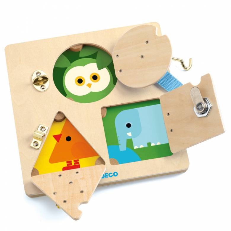 LockBasic Wooden Puzzle By Djeco 3+
