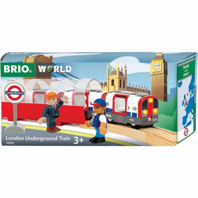 London Underground Train Brio Wooden Railway 3+