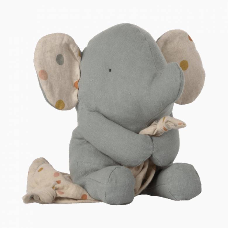 Lullaby Friends Elephant With Blanket Soft Toy By Maileg 0+