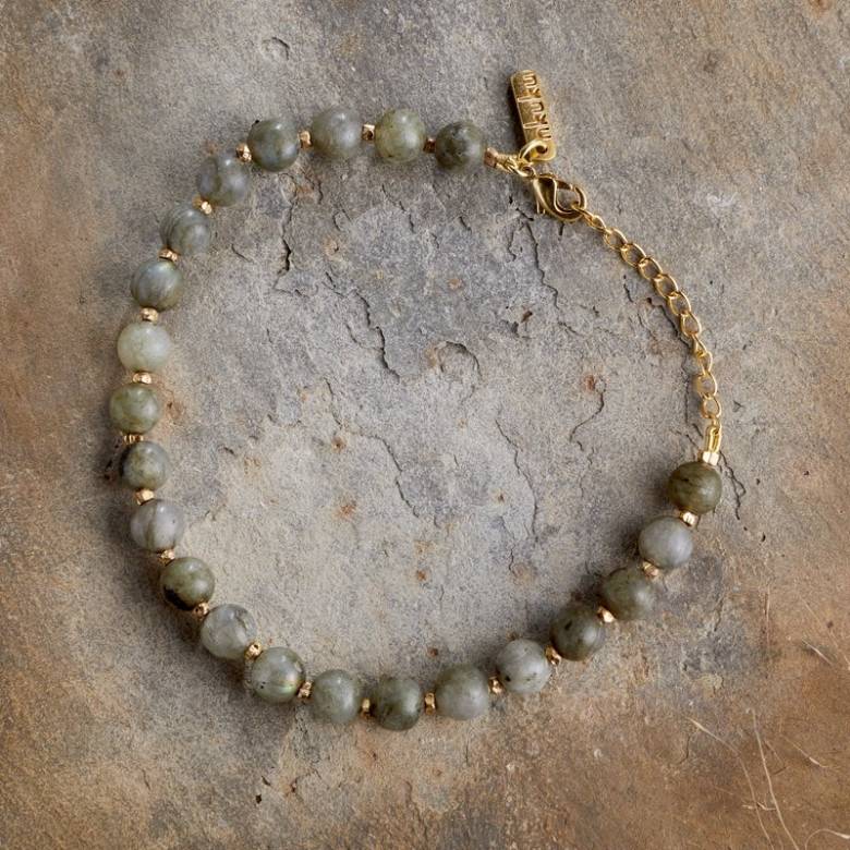 Marai Bracelet In Labradorite & Gold