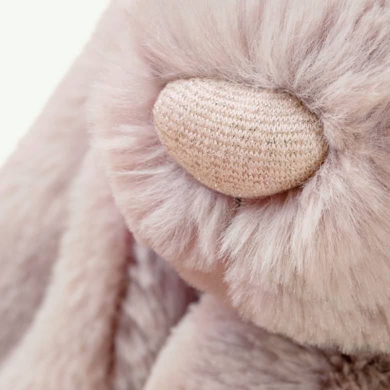 Medium Bashful Luxe Bunny Rosa Soft Toy By Jellycat 1+