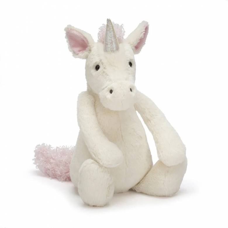 Medium Bashful Unicorn Soft Toy By Jellycat 1+