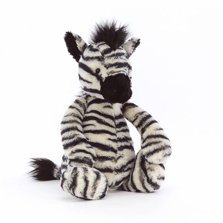 Medium Bashful Zebra Soft Toy By Jellycat 1+