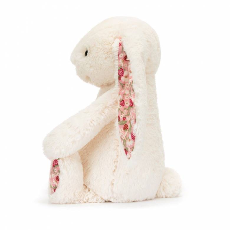 Medium Blossom Cream Bunny 'Berry' Soft Toy By Jellycat 0+