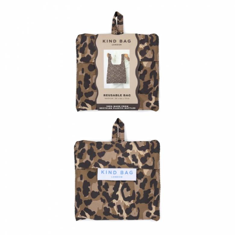 Medium Eco Bag Kind Bag - Leopard