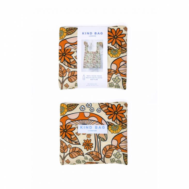 Medium Eco Bag Kind Bag - Mushrooms
