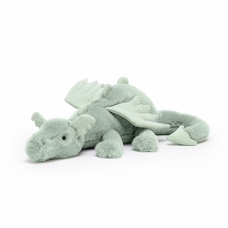 Medium Sage Dragon Soft Toy By Jellycat