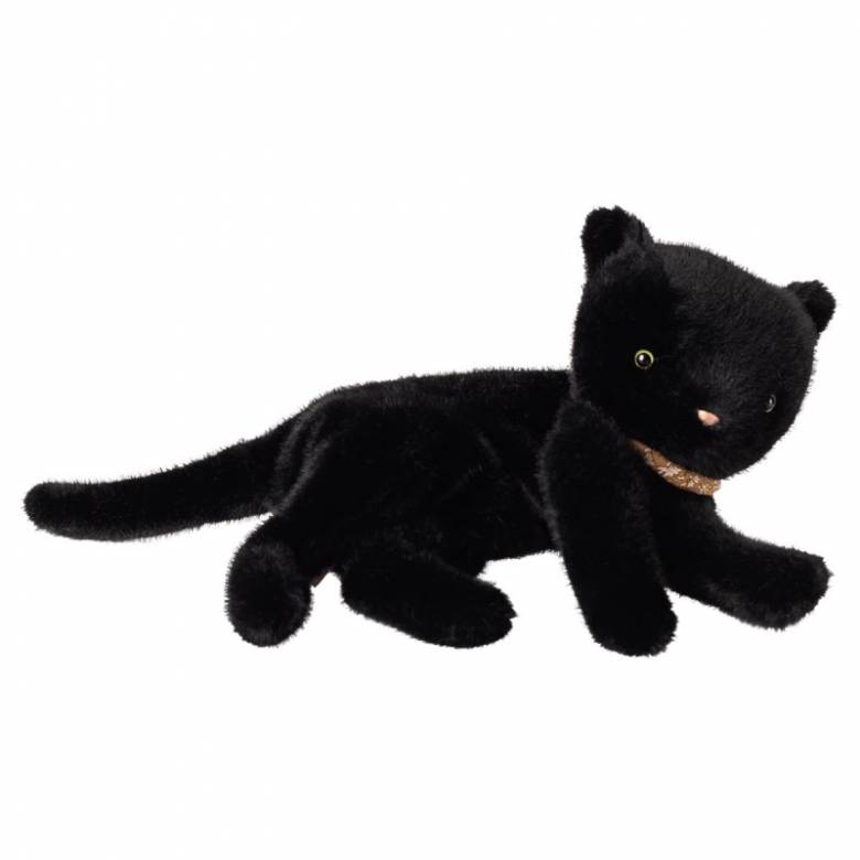Medium Sleeping Kitten In Black Soft Toy By Maileg 0+