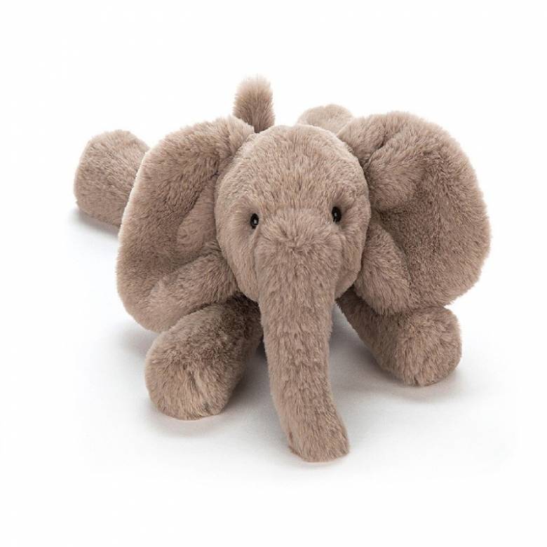 Medium Smudge Elephant Soft Toy By Jellycat