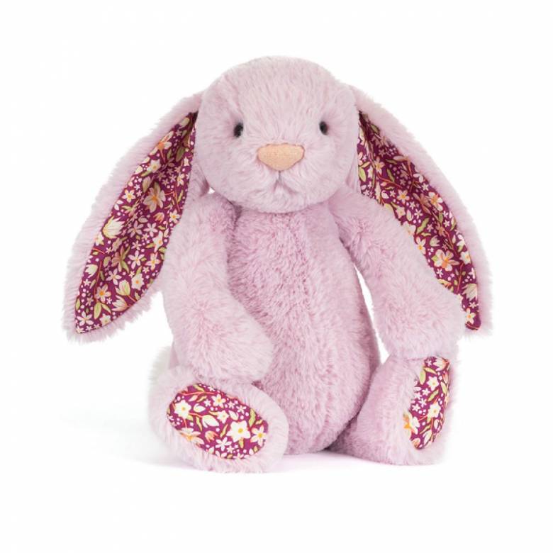 Medium Thistlepop Blossom Luxe Bunny Soft Toy By Jellycat 0+