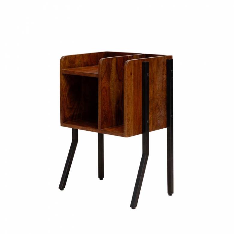 Mid Century Style Flow Wooden Side Table