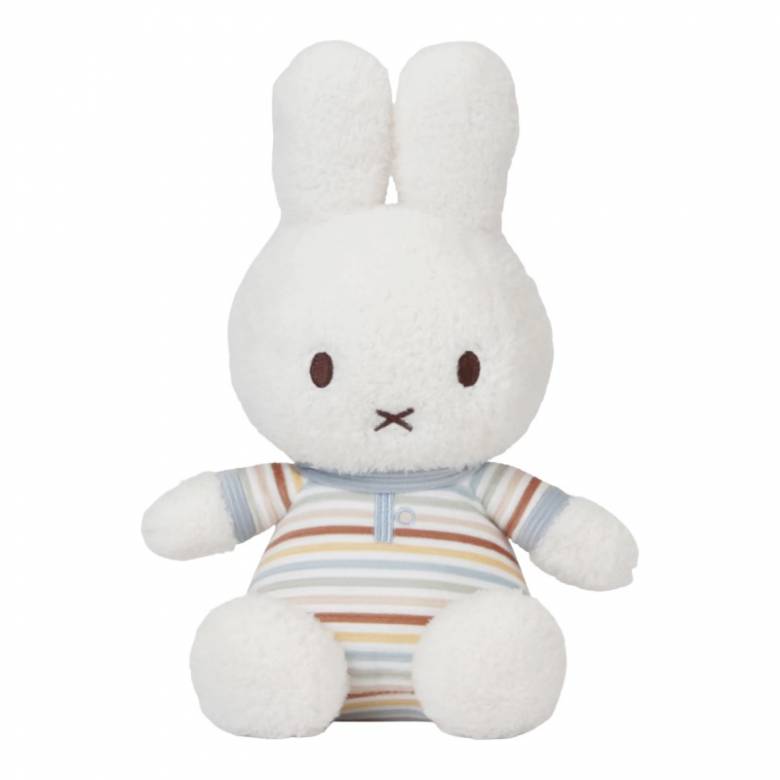 Miffy In Vintage Sunny Stripes Top Soft Toy By Little Dutch 0+