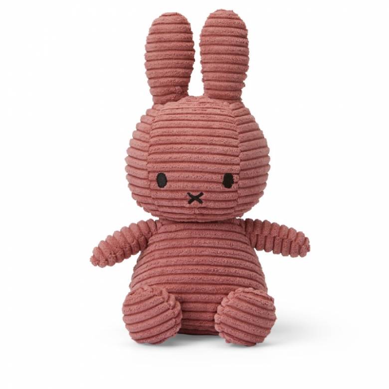 Miffy Soft Toy In Dusty Rose Corduroy 0+