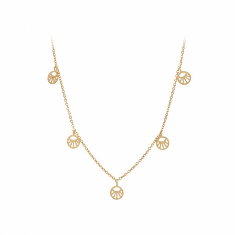 Mini Daylight Necklace In Gold By Pernille Corydon