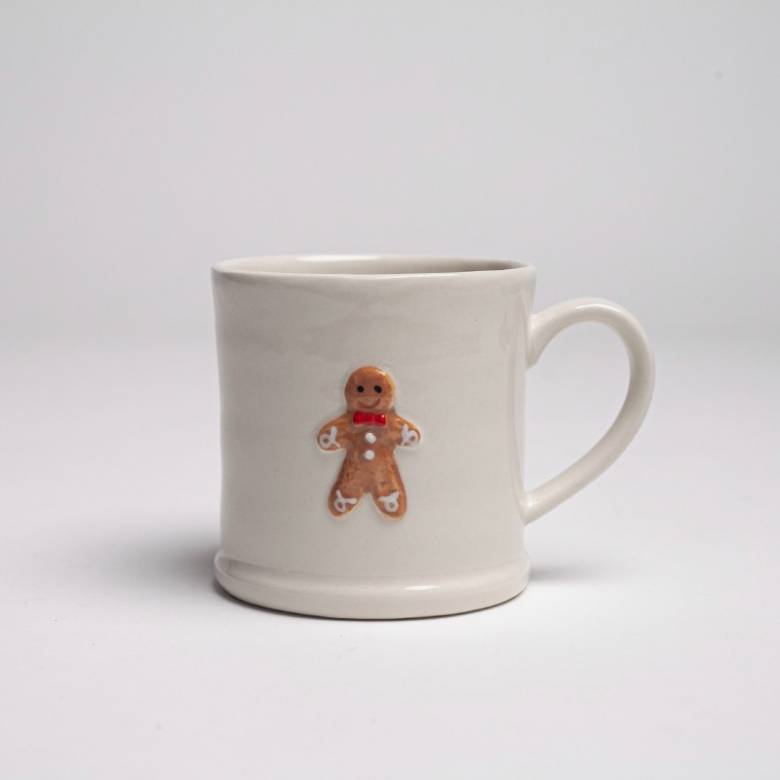 Mini Gingerbread Ceramic Mug H: 10cm